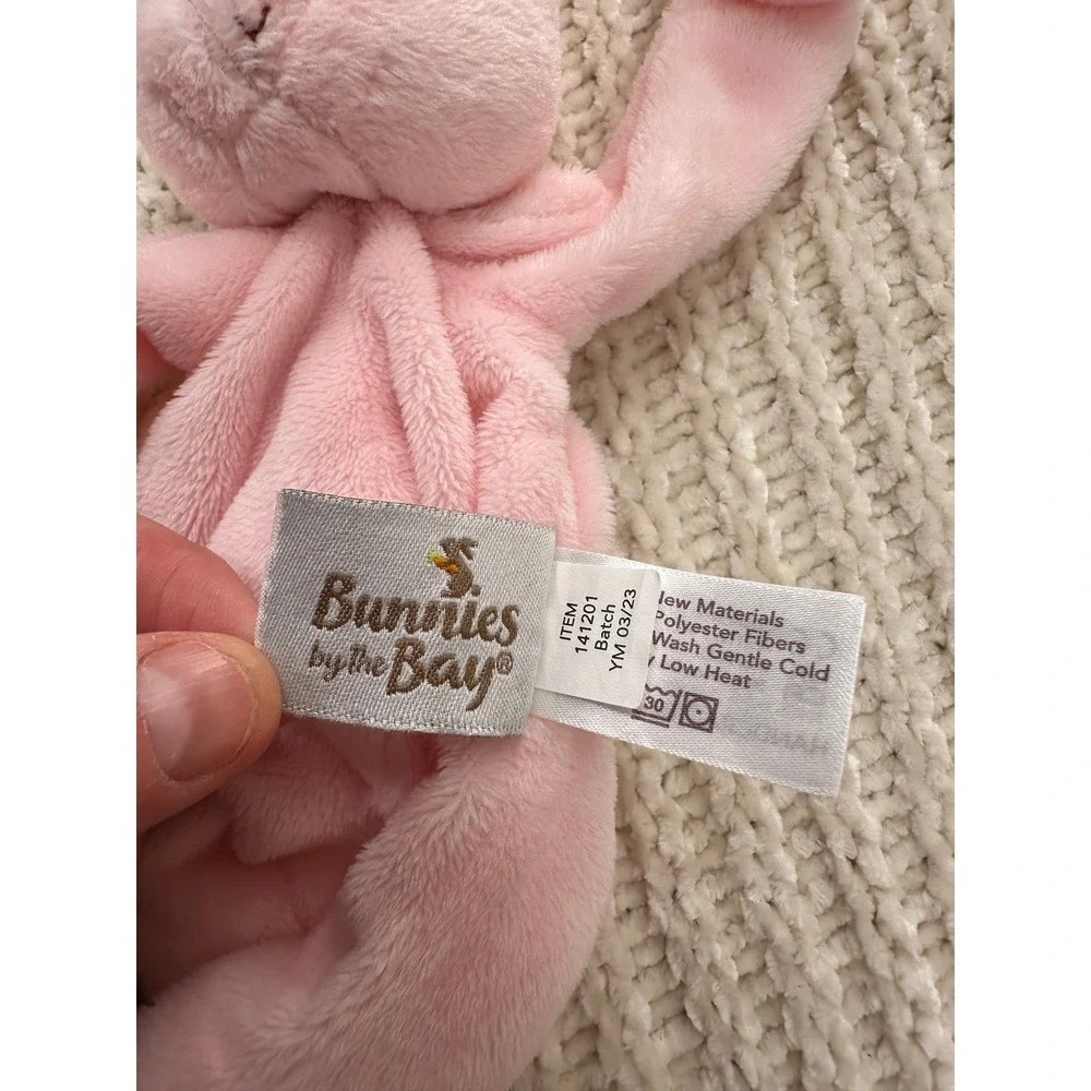 Bunnies By The Bay Pink Bunny Buddy Security‎ Blanket Lovey Plush 141201 14